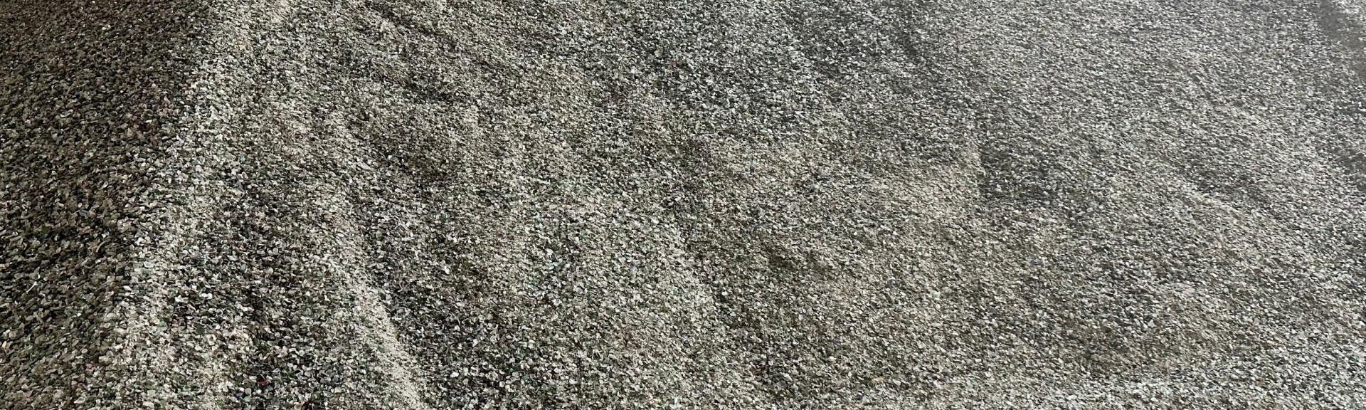 Eingangsmaterial für die Glasfeinvermahlung