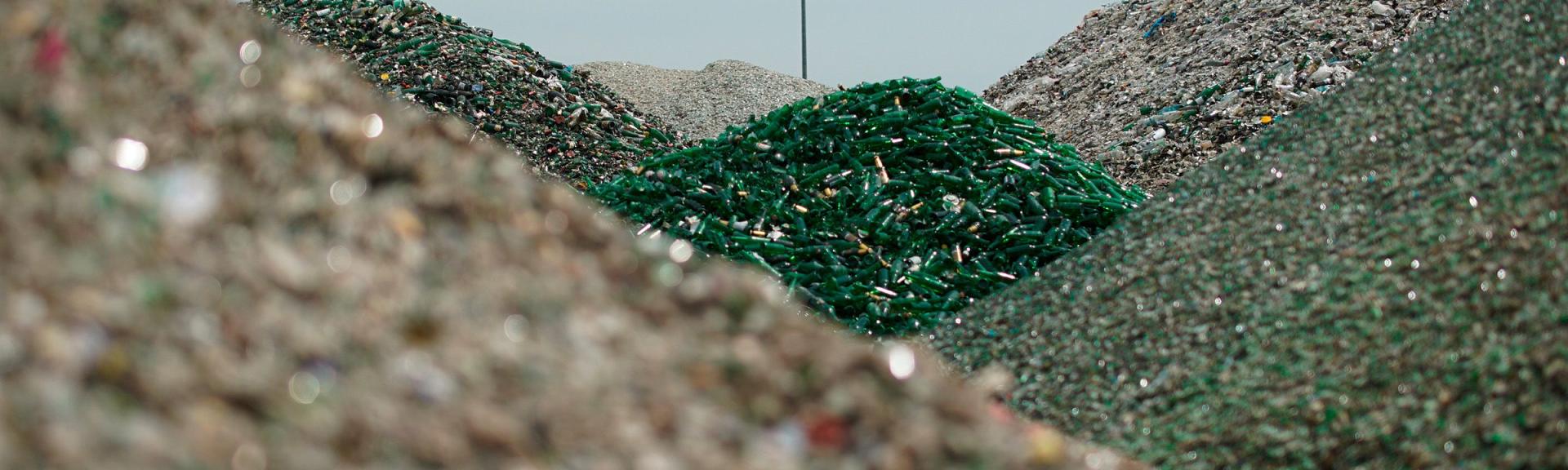 Collection of glass bottles