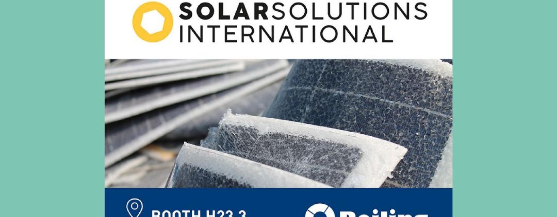 Messeankündigung Solar Solutions International