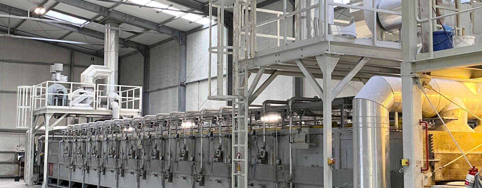 Production of foam glass gravel