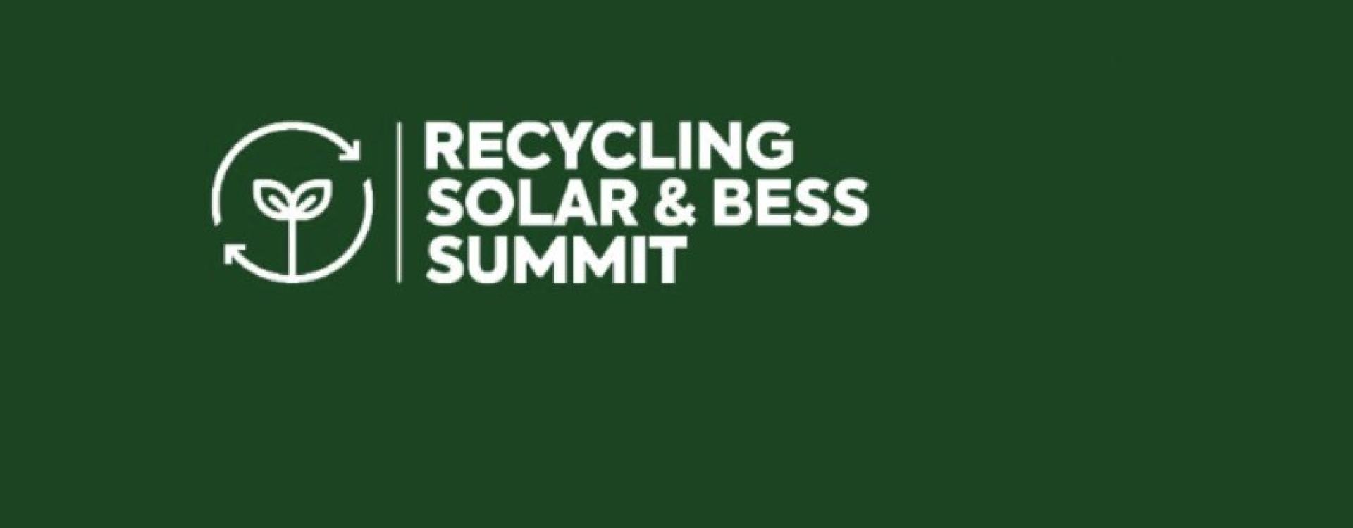 Recycling Solar & Bess Summit