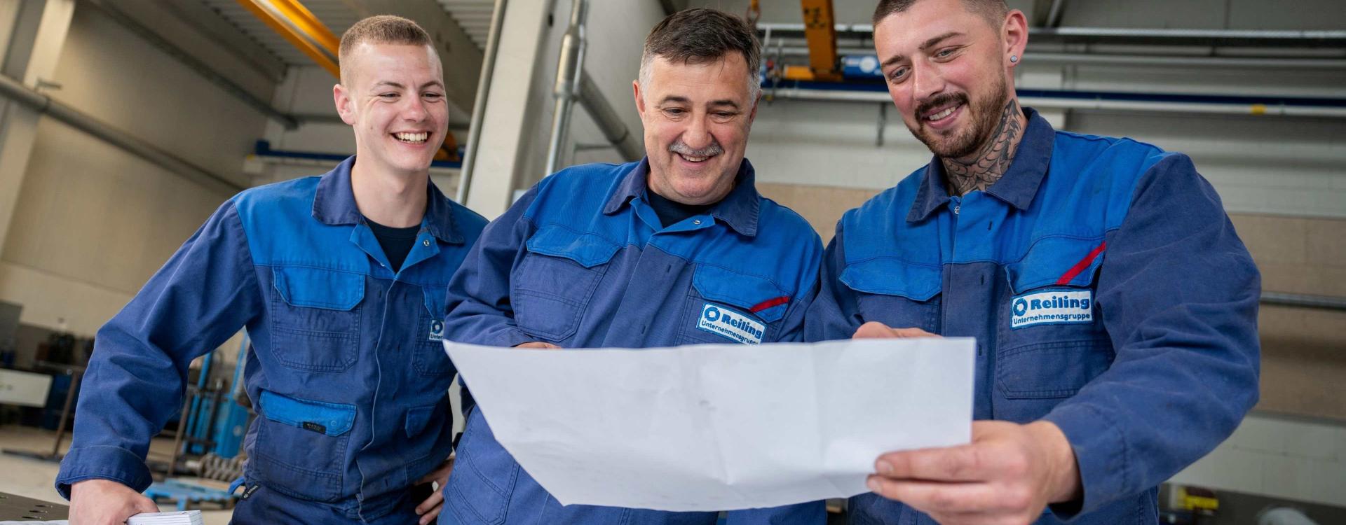 Teamarbeit in der Reiling Unternehmensgruppe