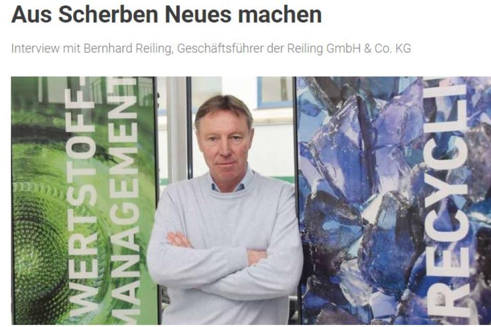 Bernhard Reiling im Interview mit dem Wirtschaftsforum