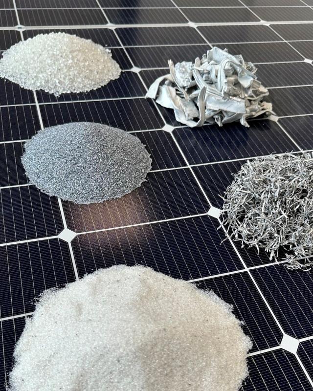 Reiling Recyclingprodukte aus dem PV-Recycling