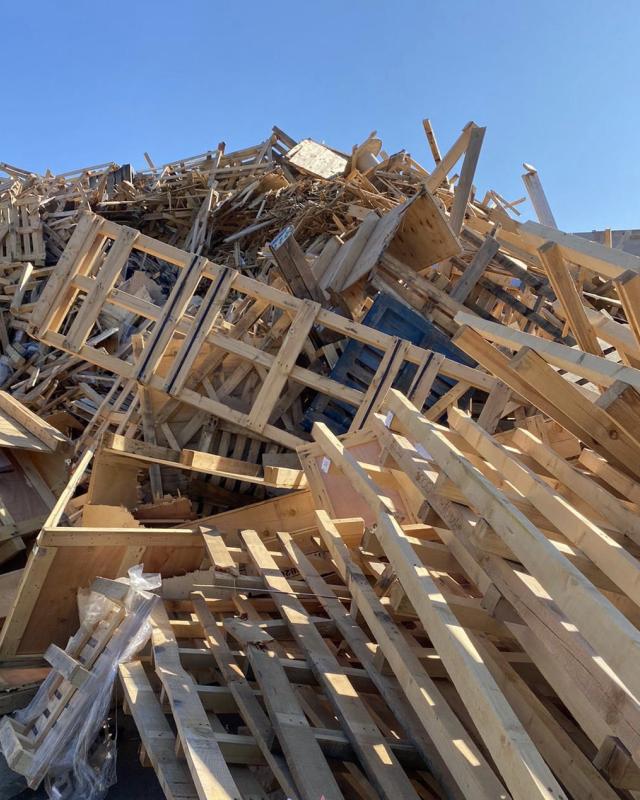 Collection and disposal of wood